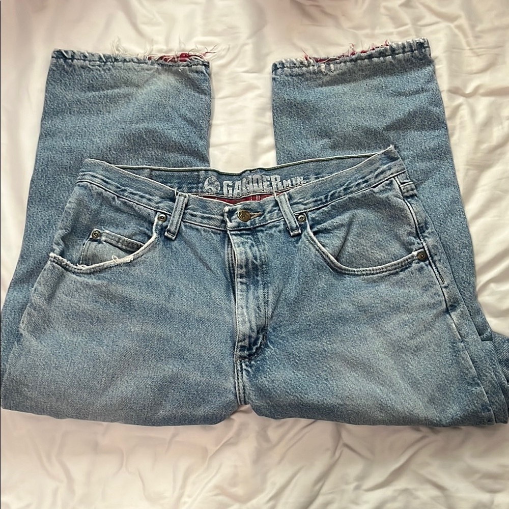Gander Mountain Blue Relaxed Jeans with Stonewashed Finish